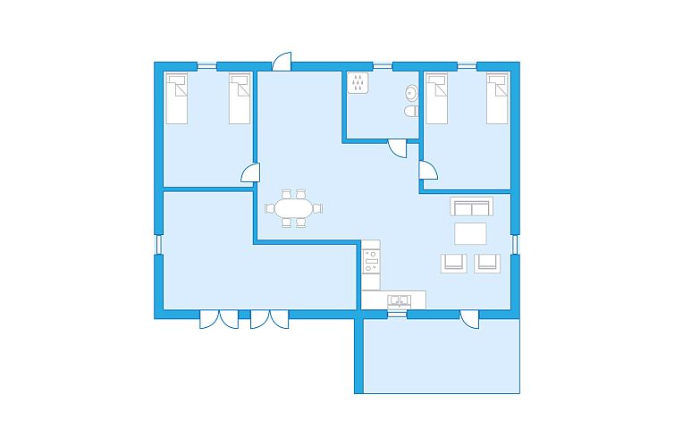 Appartement Huglavika