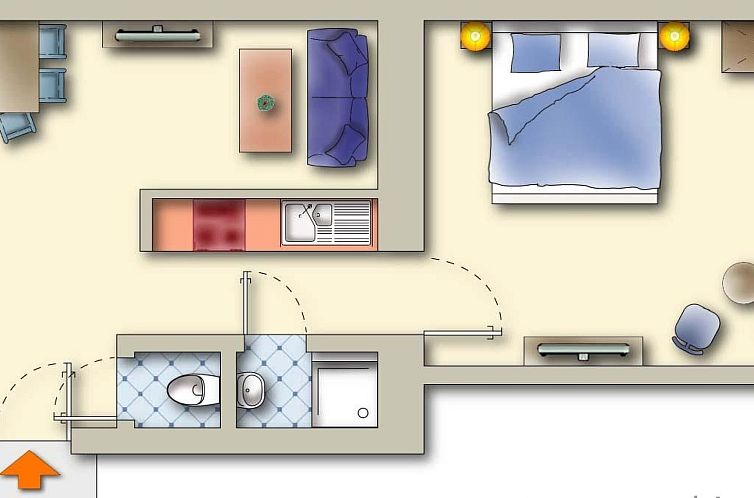 Appartement Nette Ferienwohnung in Dornbach