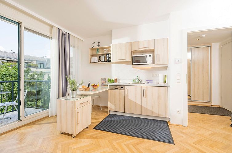 Appartement Studioappartement mit Balkon