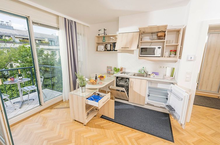 Appartement Studioappartement mit Balkon