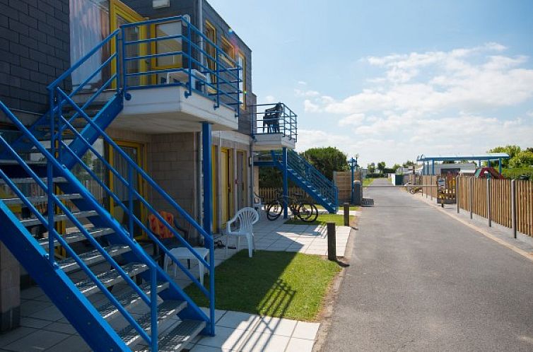PARK MERLO in Bredene, Belgie, vakantiehuis met moderne architectuur en zonnige terrassen.