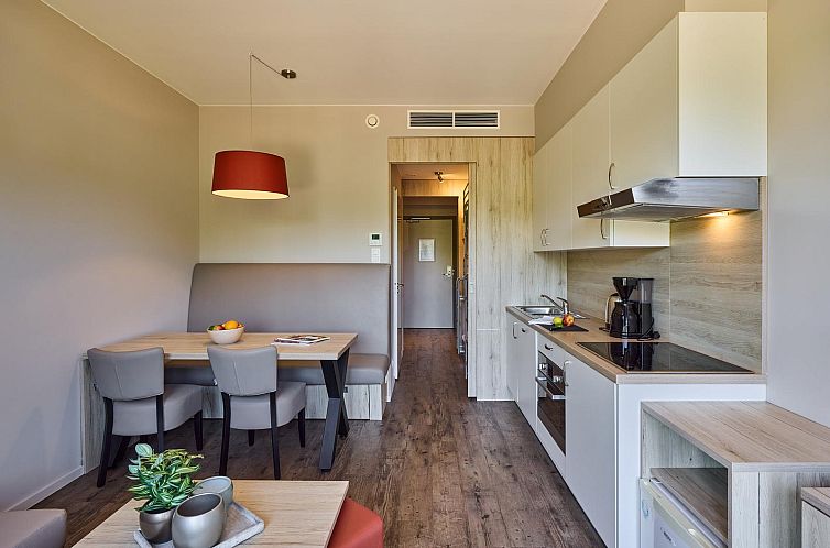 Gemuetliche Innen-Familiensuite in Westende, belgische Kueste, Ferienhaus fuer 2 Erwachsene und 3 Kinder.
