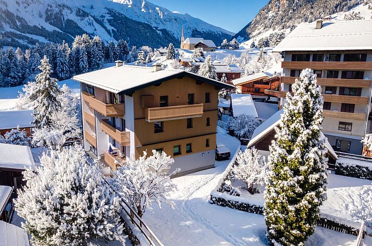 Vakantiehuis Villa Felding Top 2 in Bad Hofgastein, Salzburg, met prachtig uitzicht op de besneeuwde Alpen.