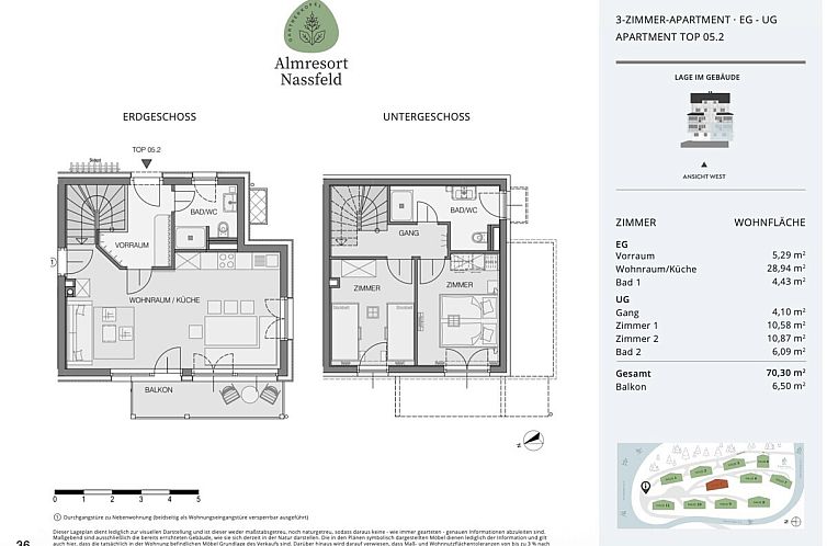Appartement in Hermagor