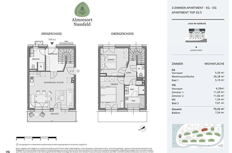 Appartement in Hermagor