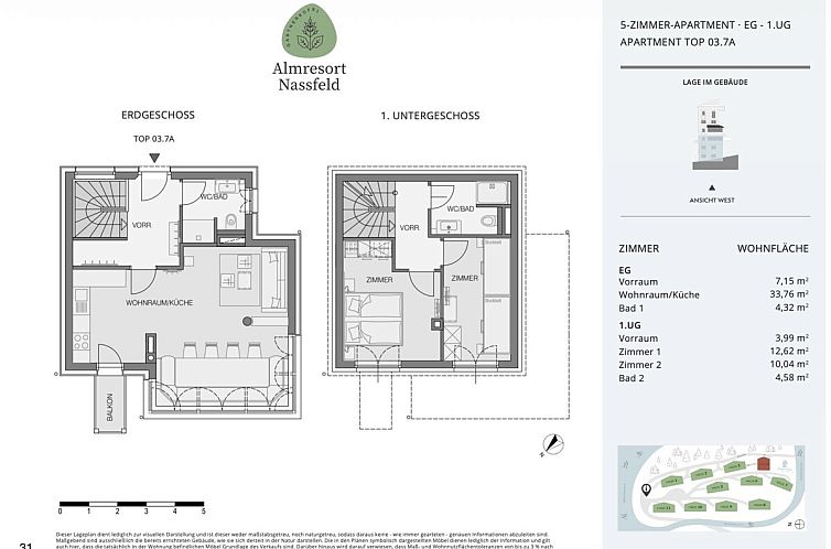 Appartement in Hermagor