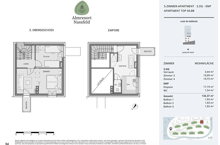 Appartement in Hermagor