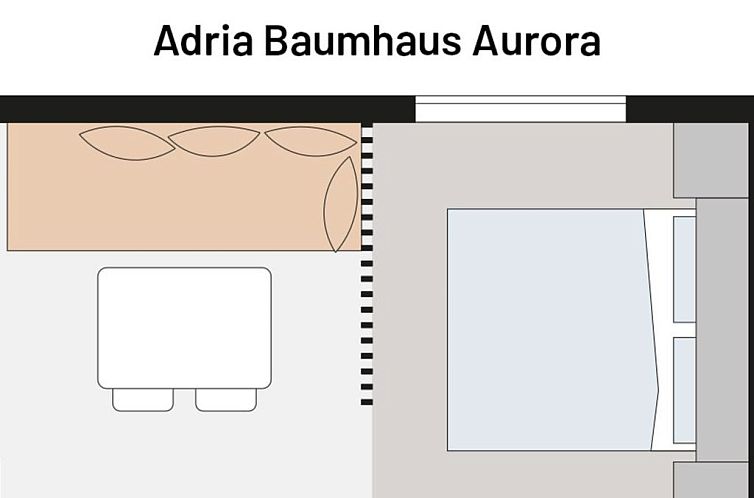 Vakantiehuis Premium Baumhaus mit 1 Schlafzimmer