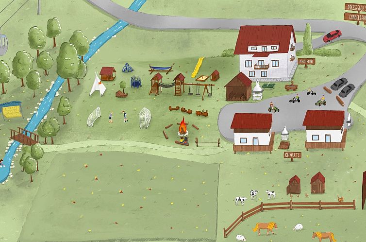 Vakantiehuis in Gemeinde Hermagor-Pressegger See mit Terrass