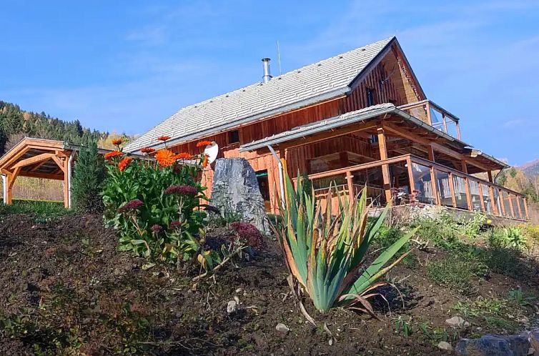 Chalet Alpenglöckchen op een panoramische locatie