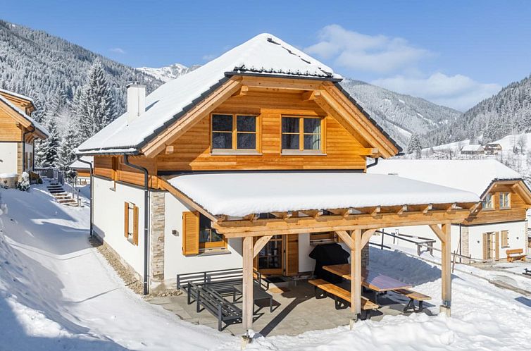 Attraktives Ferienhaus Erna in Donnersbachwald, Steiermark, mit schoenem Bergblick.