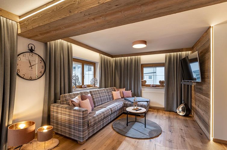Interior of Chalet Alexandra in Itter, Tyrol, with stylish decor and warm atmosphere, ideal vacation home.