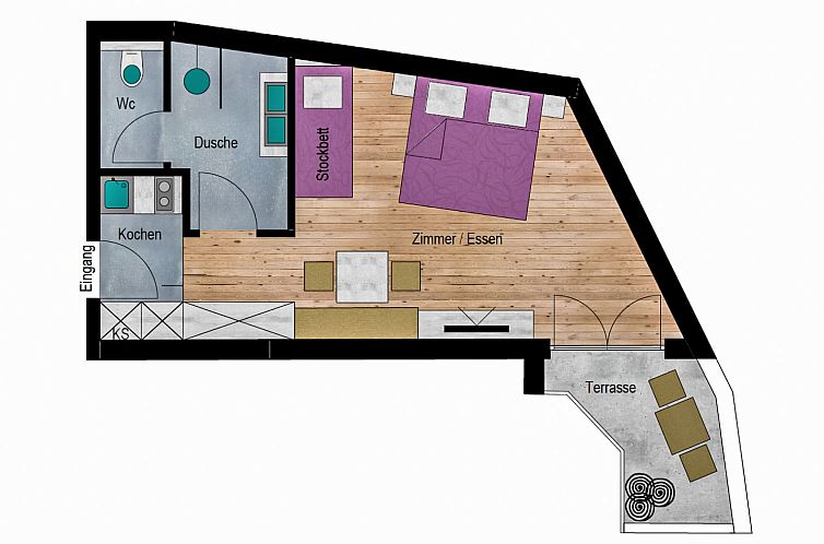 Appartement Trisanna