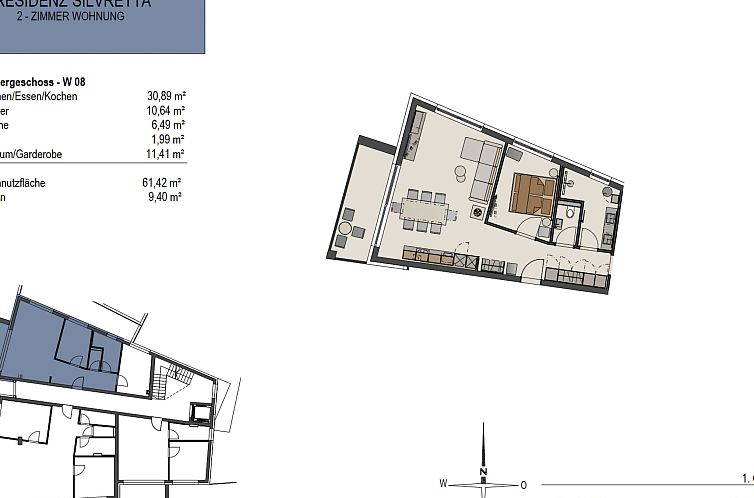 Appartement Stillvolle Luxus Wohnung in der Residenz Silvret