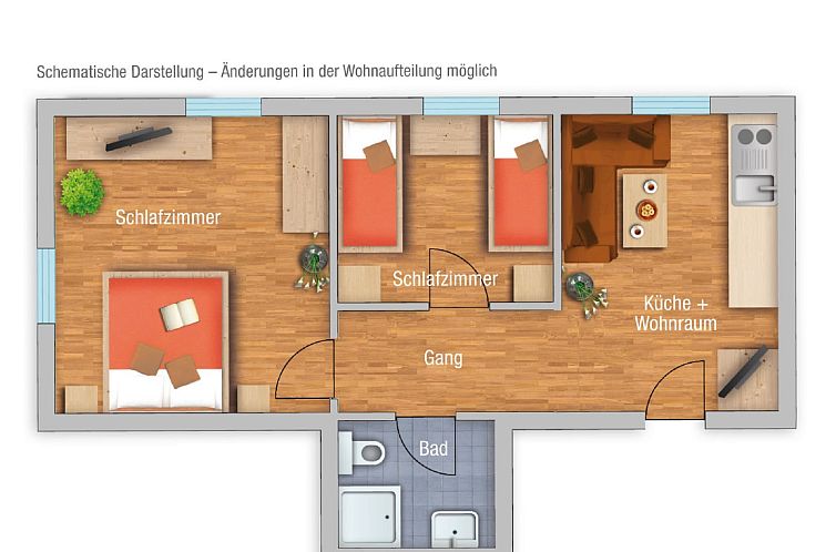 Appartement Typ II