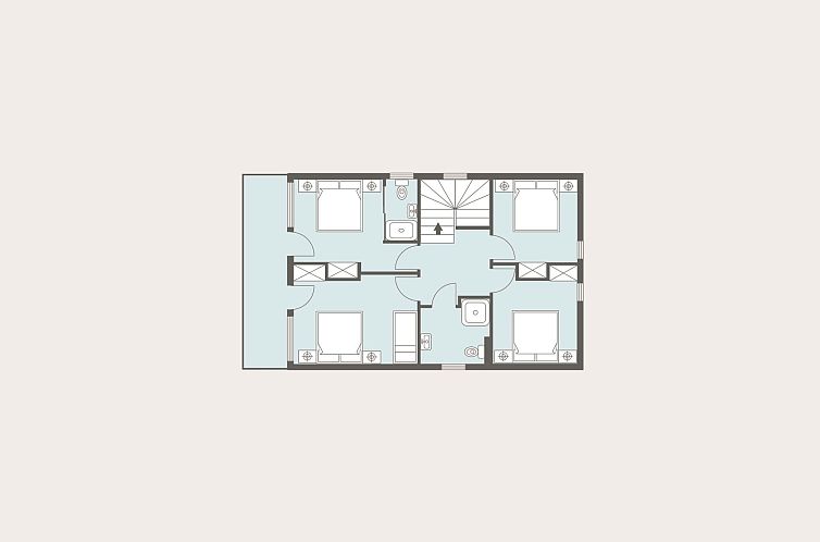 Vakantiehuis Superior mit 4 Schlafzimmern & Wellness