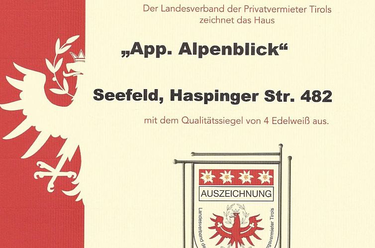 Appartement Alpenblick