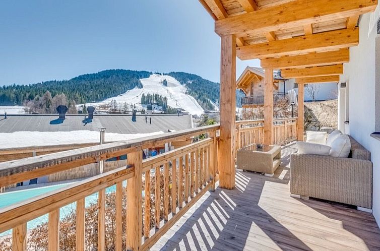 Appartement Luxus Chalet Poolblick - mit eigener Sauna