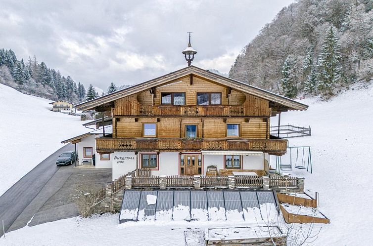 Attractive vacation home Tiroler Bergtraum Top 2 in the winter landscape of Wildschonau, Tyrol.