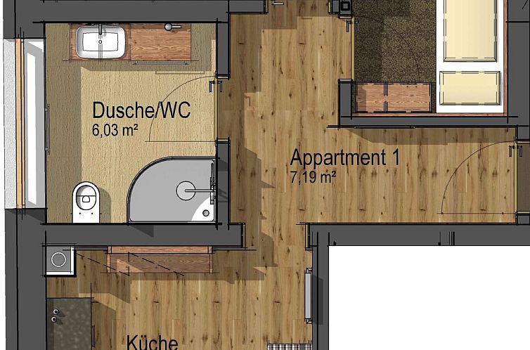 Appartement Melisande 1