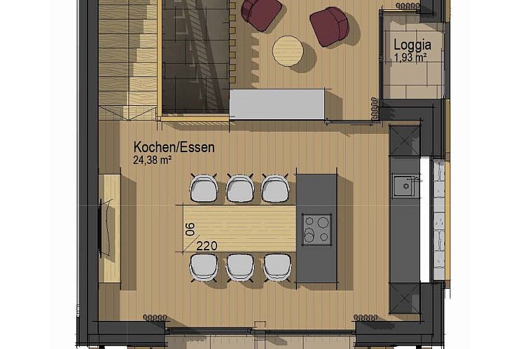 Vakantiehuis Chalet Black Stone