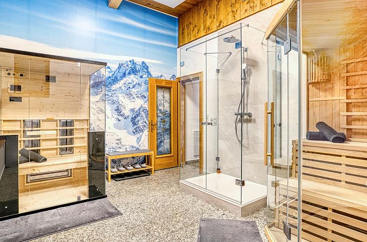 Relaxing sauna at Bergliebe, vacation accommodation in Kappl, Tyrol.