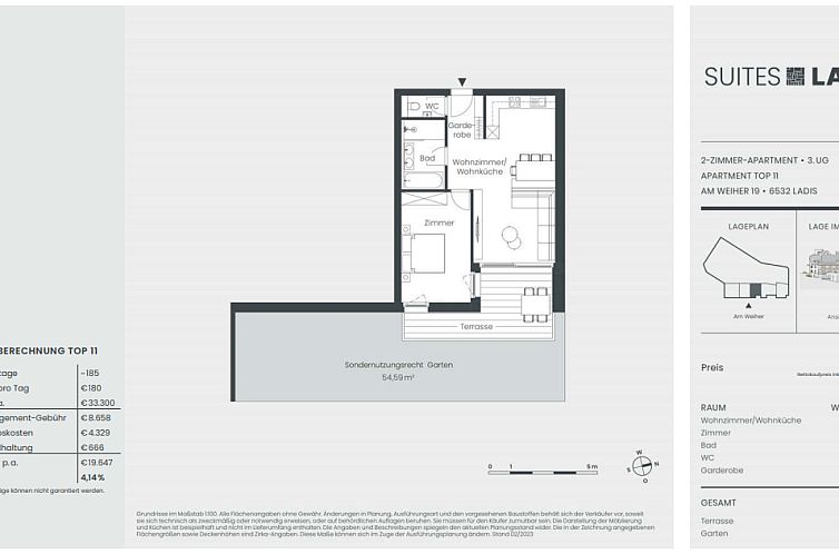Appartement in Serfaus
