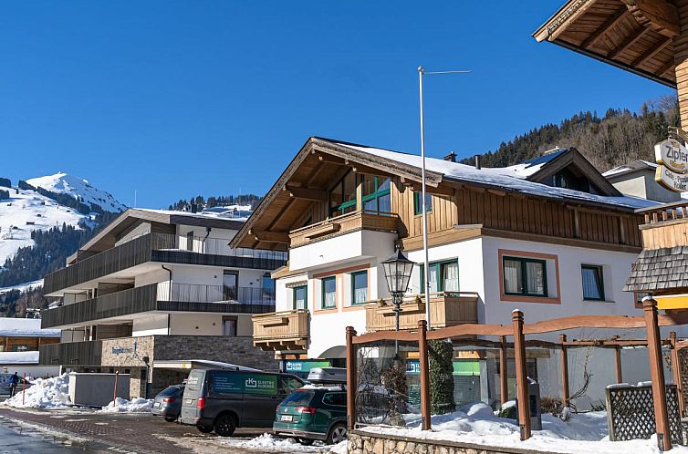 Enjoy winter charm at Apartment Erich Brixen, a vacation home in Brixen im Thale, surrounded by the Tyrolean Alps.