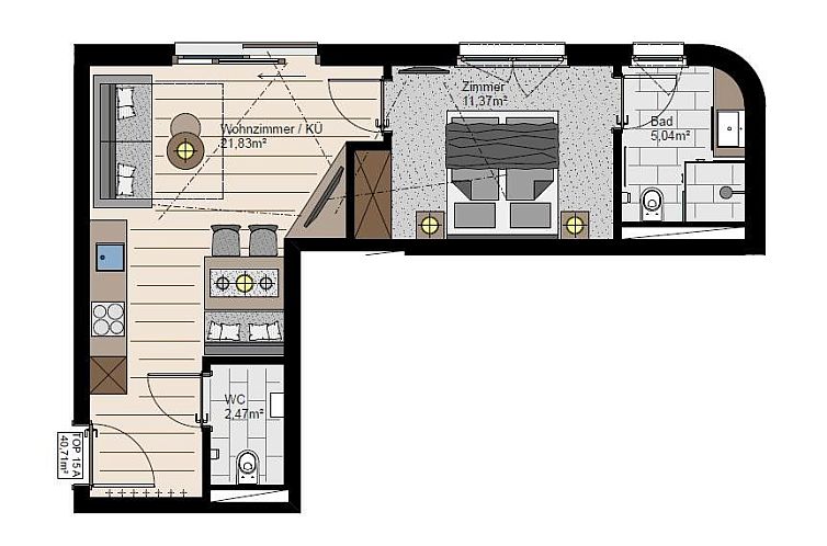 Appartement in Fugen