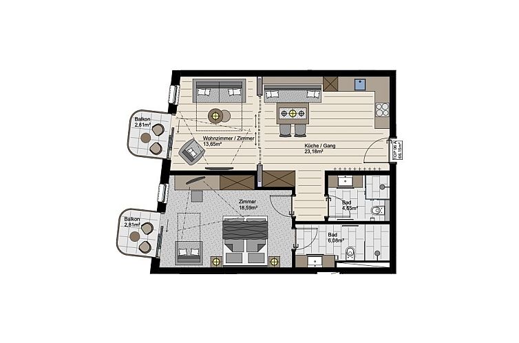 Appartement in Fugen