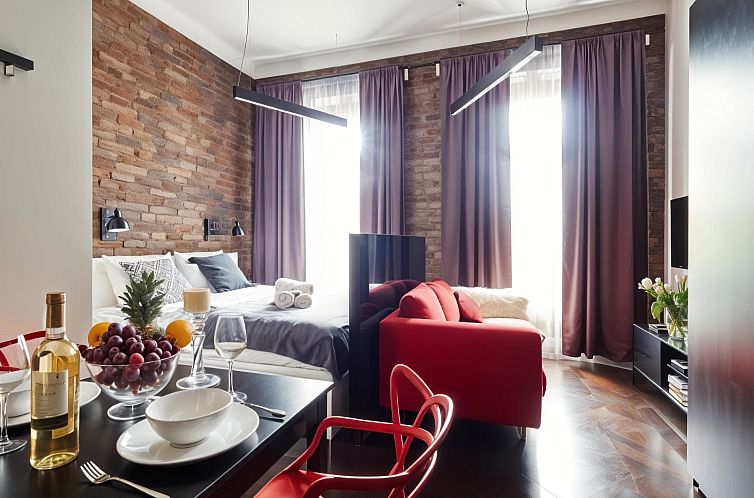 Unterkunft 1219705 - Appartement Südpolen - Appartement Studio "Fancy Brick 1"