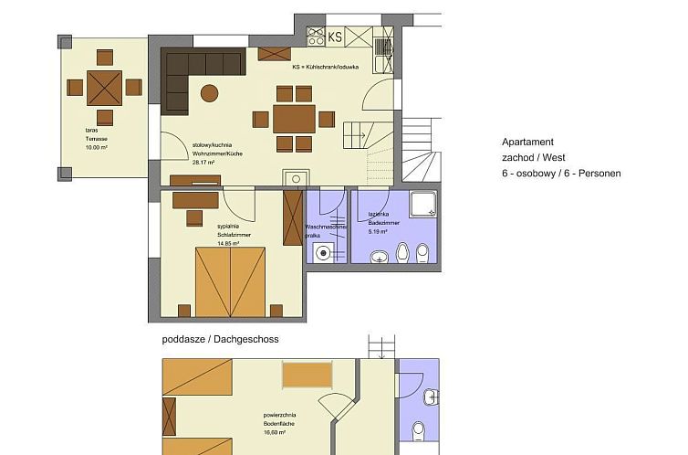 Appartement Wohnung in Rowy mit Grill, Terrasse, Parkplatz u