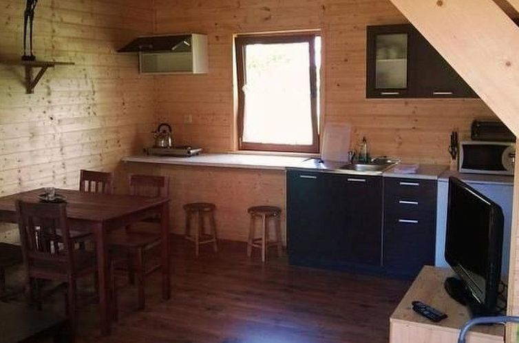 Appartement Blockhütte mit Terrasse, Garten und Grill