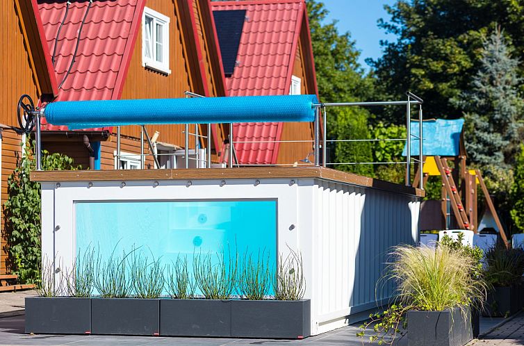 Vakantiehuis Bootshaus mit beheiztem Pool