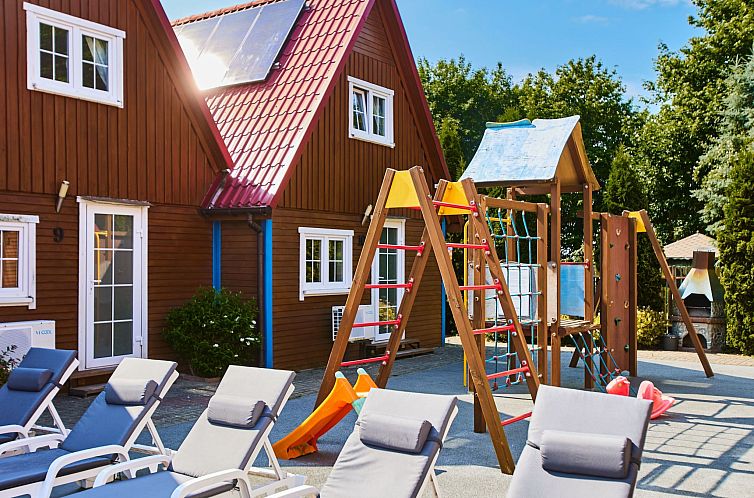 Vakantiehuis Bootshaus mit beheiztem Pool