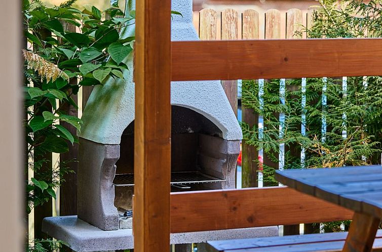 Vakantiehuis Bootshaus mit beheiztem Pool