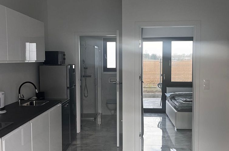 Appartement Helles Appartement in Paprotno mit Terrasse