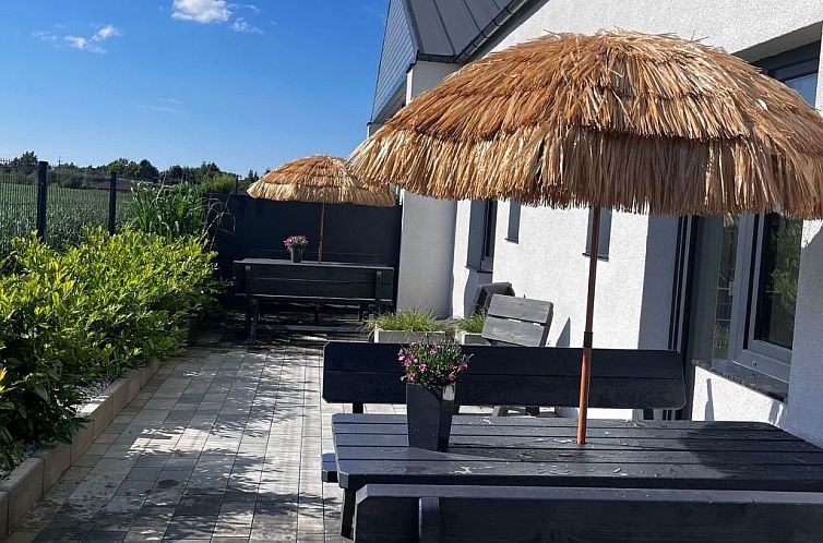 Appartement Helles Appartement in Paprotno mit Terrasse