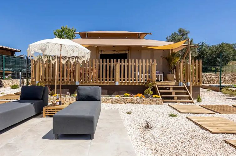 Luxe Glamping Tent Jacuzzi &amp; Boerderij