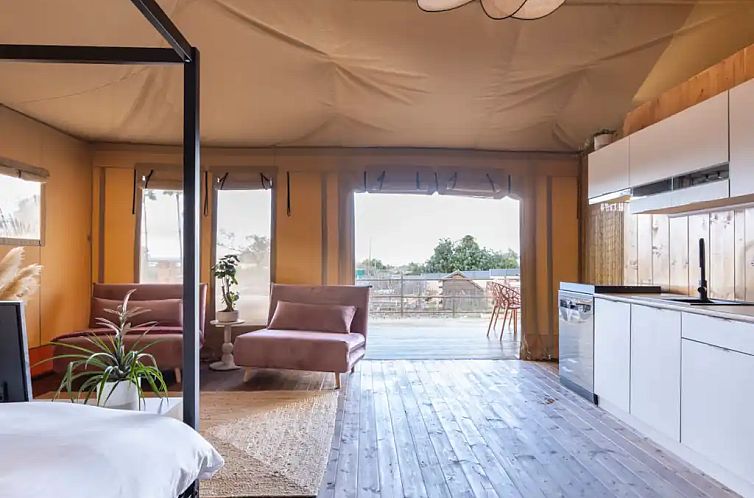 Luxe Glamping Tent Jacuzzi &amp; Boerderij