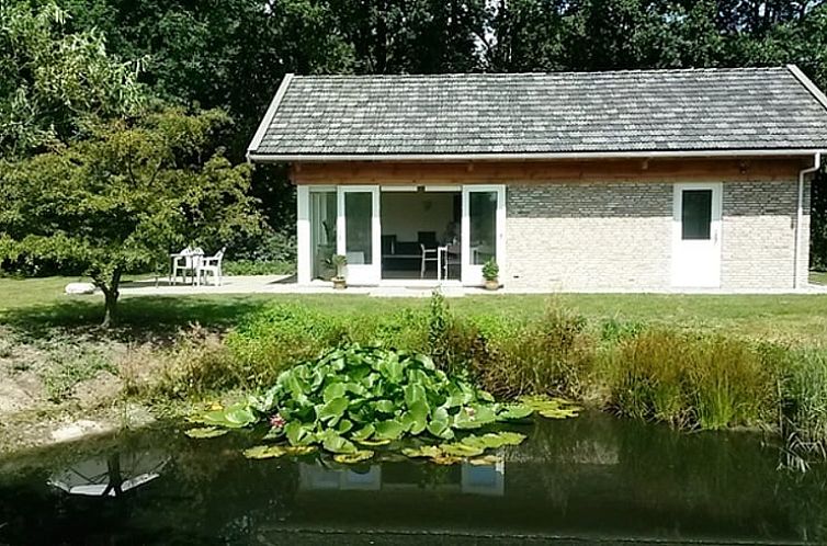 Vakantiehuis in Burgum, gelegen aan het Bergumermeer met een prachtig uitzicht op de tuin en vijver.