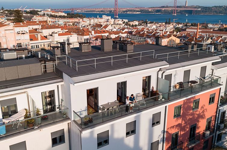Appartement Premium-Wohnung in Ajuda.Belém mit Balkon und P