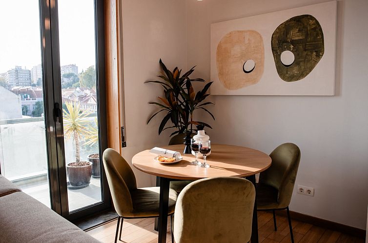 Appartement Premium-Wohnung in Ajuda.Belém mit Balkon und P