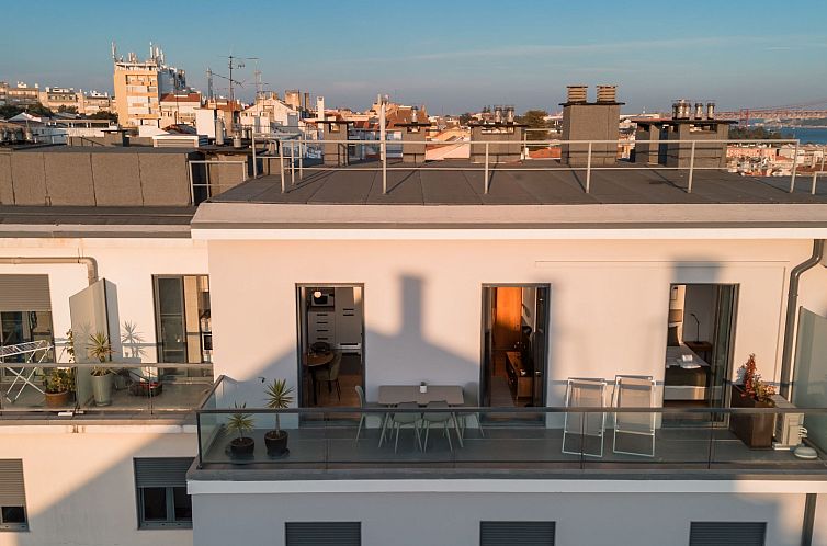 Appartement Premium-Wohnung in Ajuda.Belém mit Balkon und P