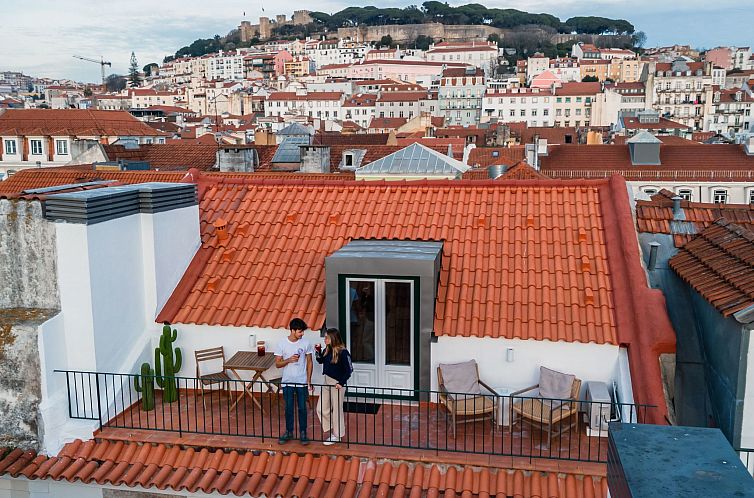 Appartement Die Downtown-Terrasse Fabelhafte Aussichten Roma