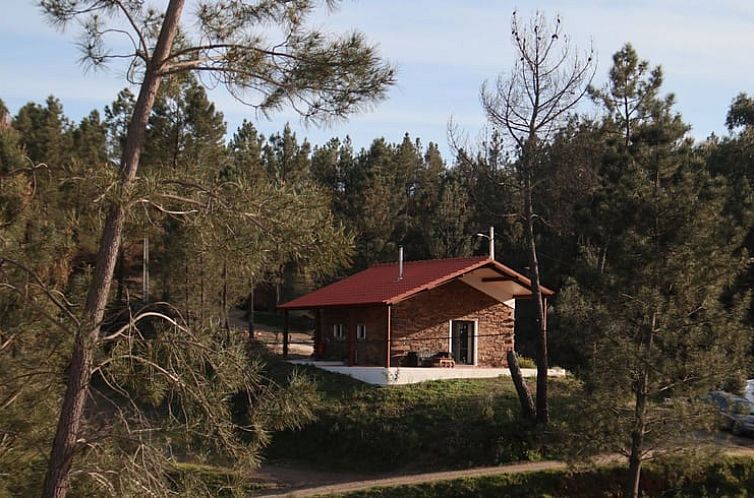 Rustic cottage in Vale da Serta, Vale do Tejo, Portugal with beautiful forest scenery.