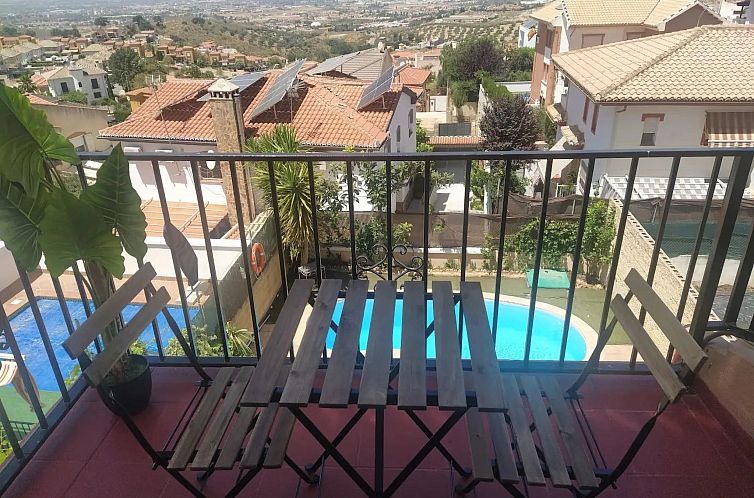 Vakantiehuis Helles Haus mit Aussicht und privatem Pool