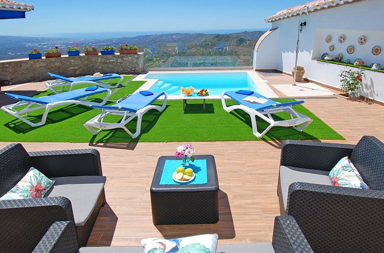 Vakantiehuis in Comares mit Offenem Kamin