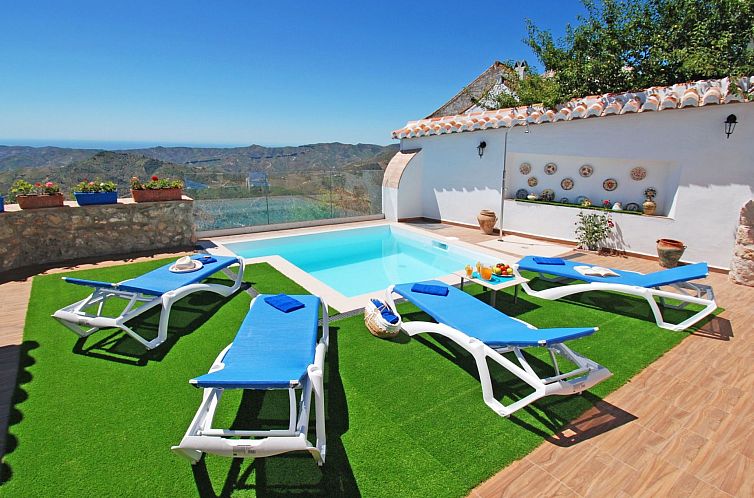 Vakantiehuis in Comares mit Offenem Kamin