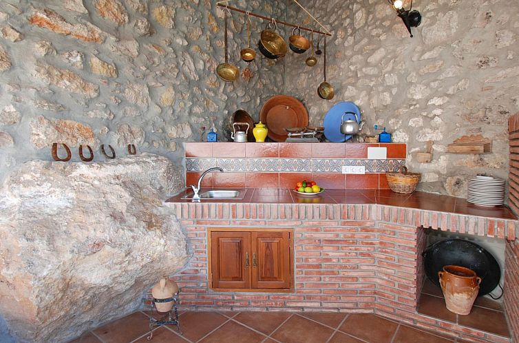 Vakantiehuis in Comares mit Offenem Kamin